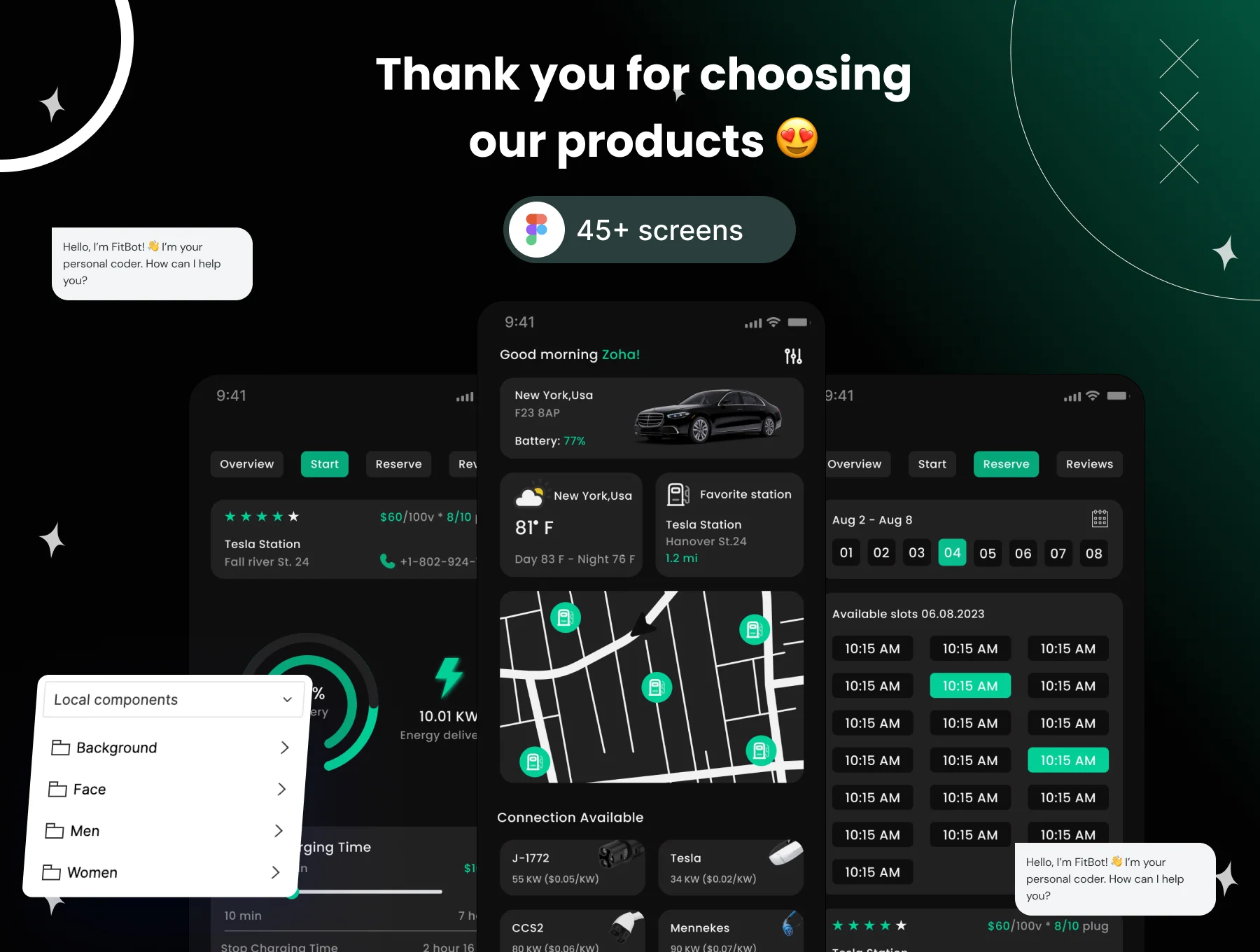 EVCharge Link - EV Charging Apps UI KIT 6