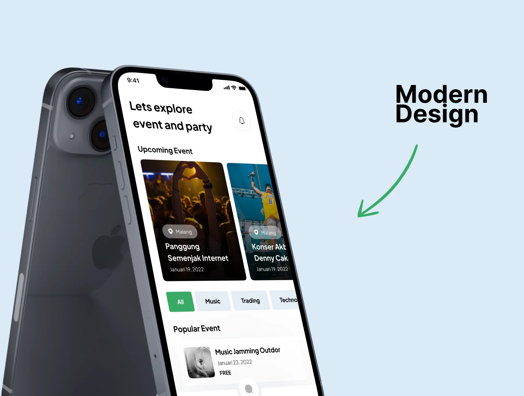 Evenia - Event App UI Kit 4