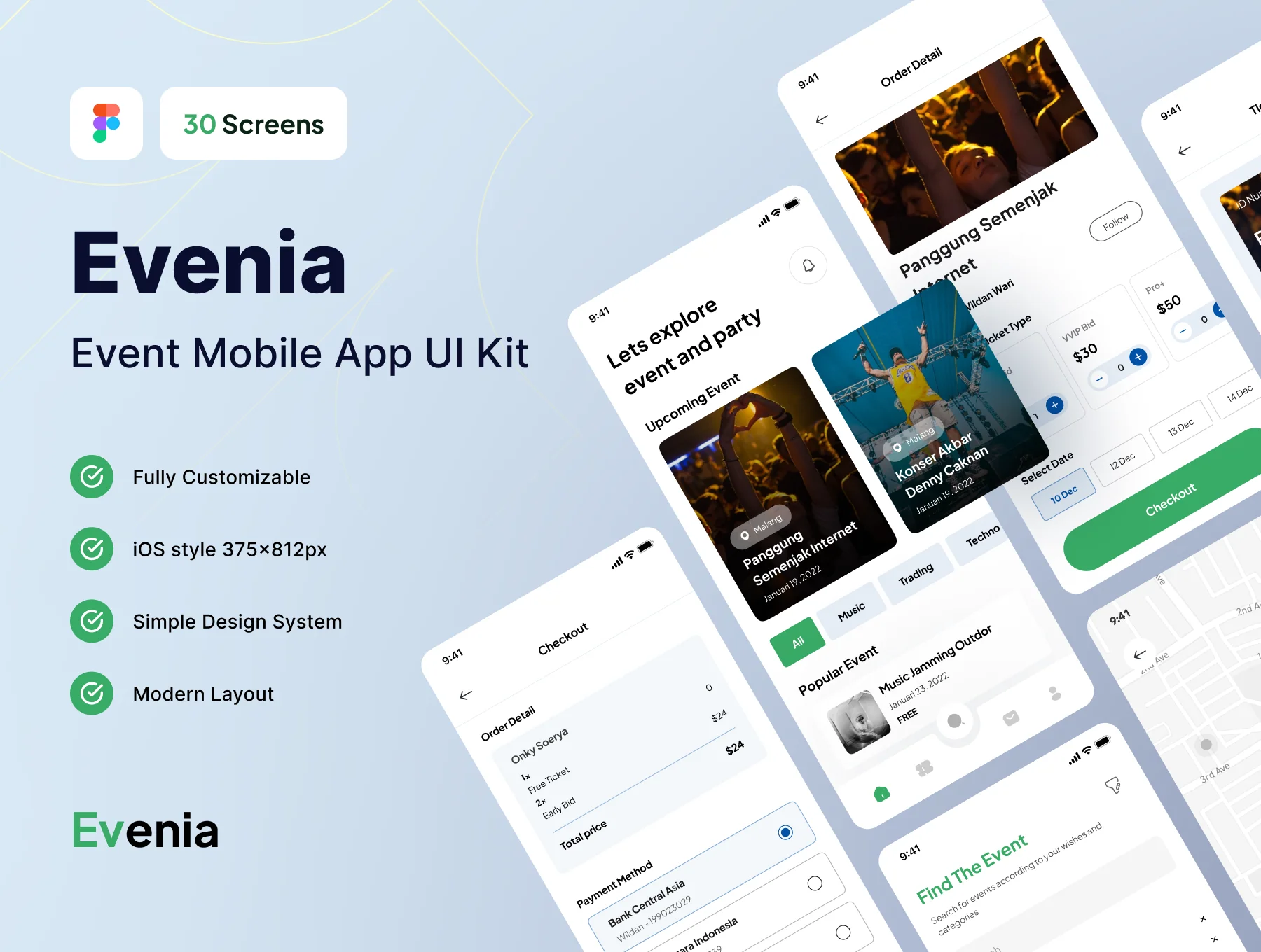 Evenia - Event App UI Kit 8