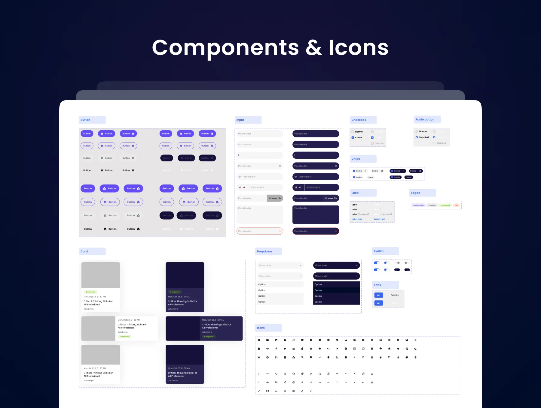 Evenia - Event Organizer Marketplace Website UI Kit 4