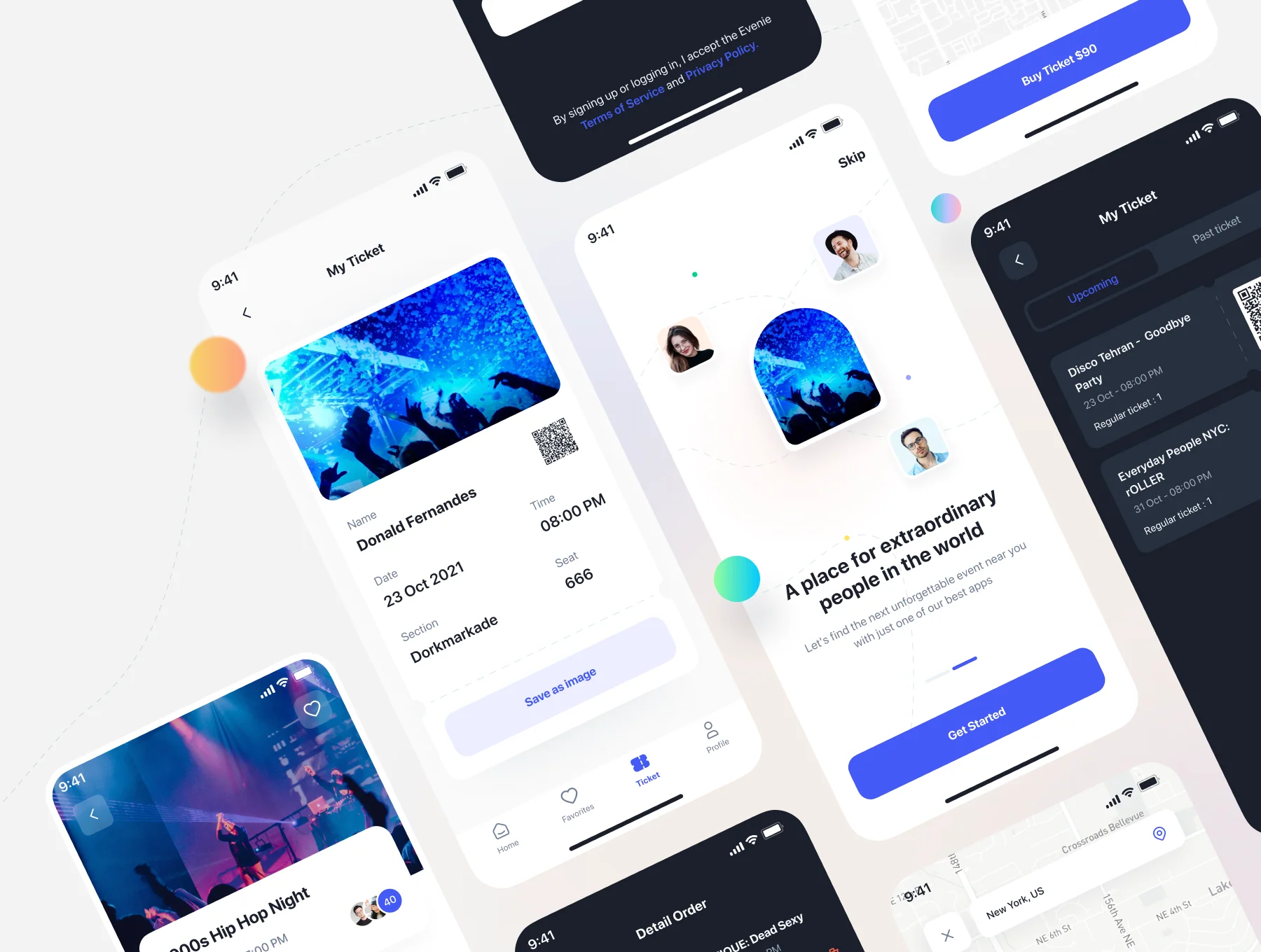 Evenie - Event Booking App UI Kit 2