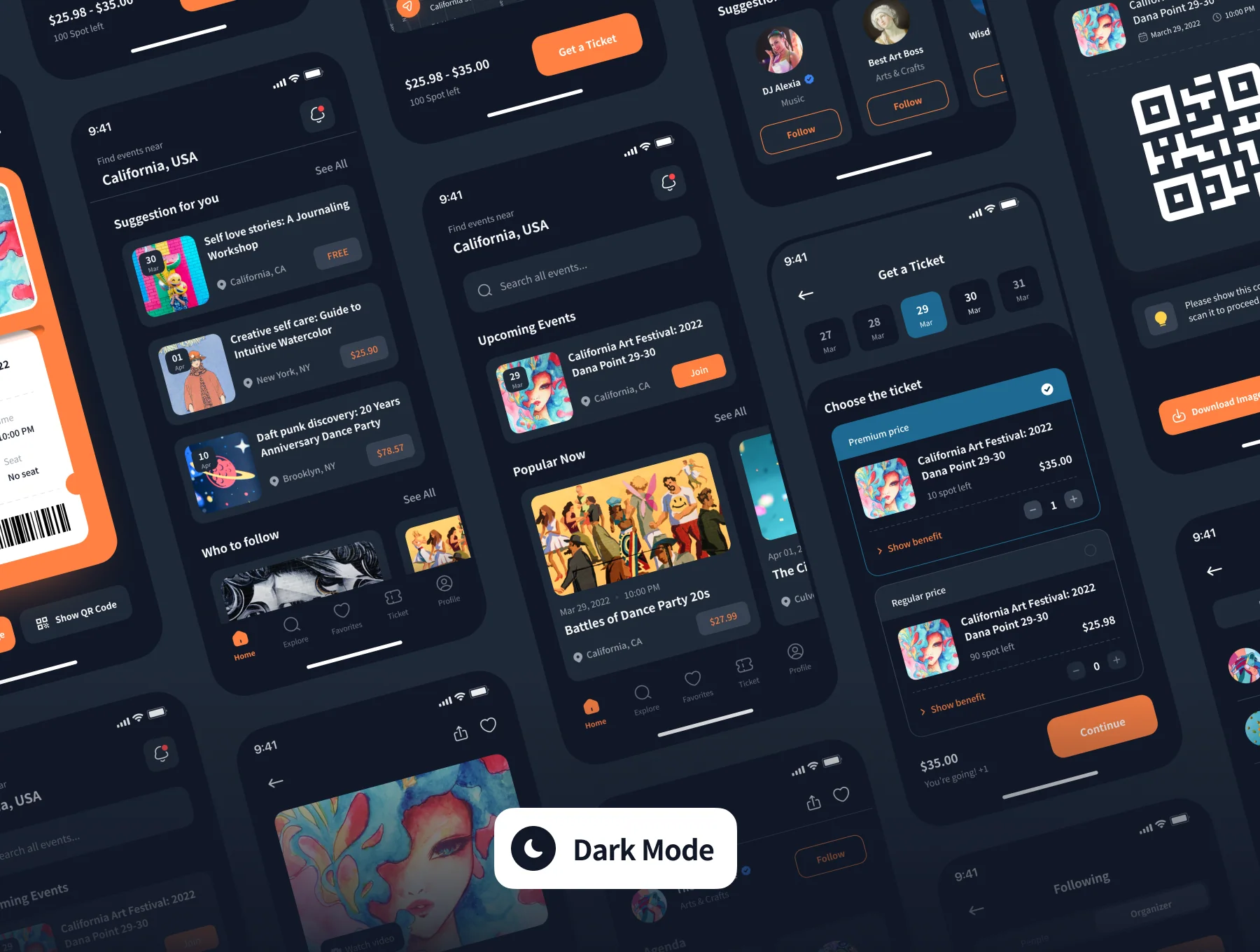 Evenline - Event Booking App UI Kit 6