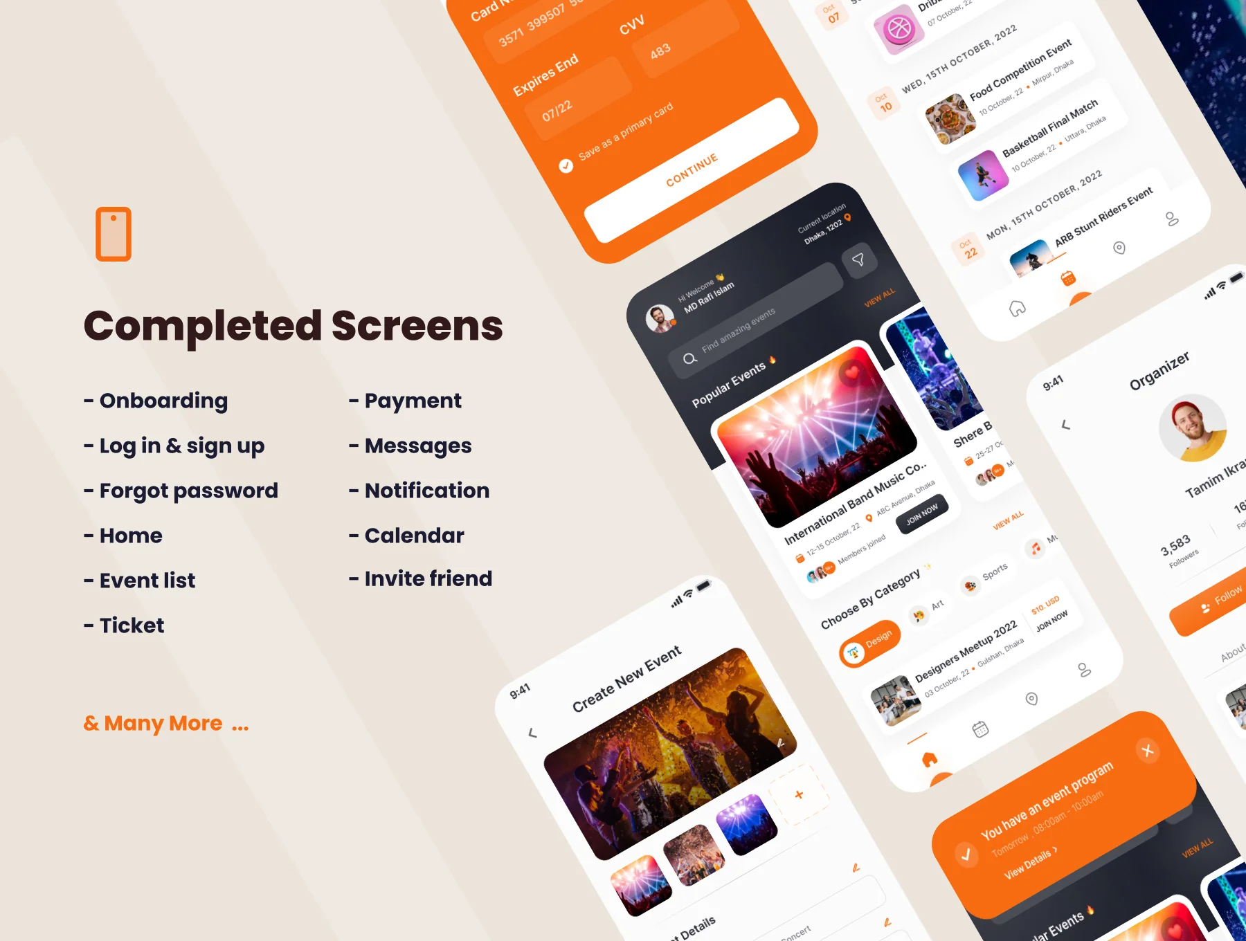 Evenro - Event Booking App 3