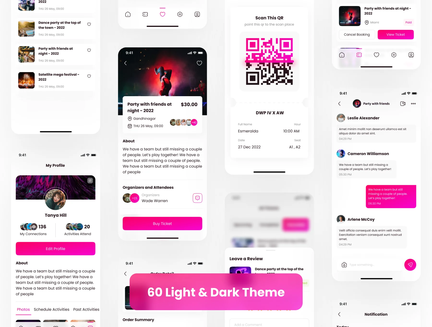 Event Booking App UI Kit 6