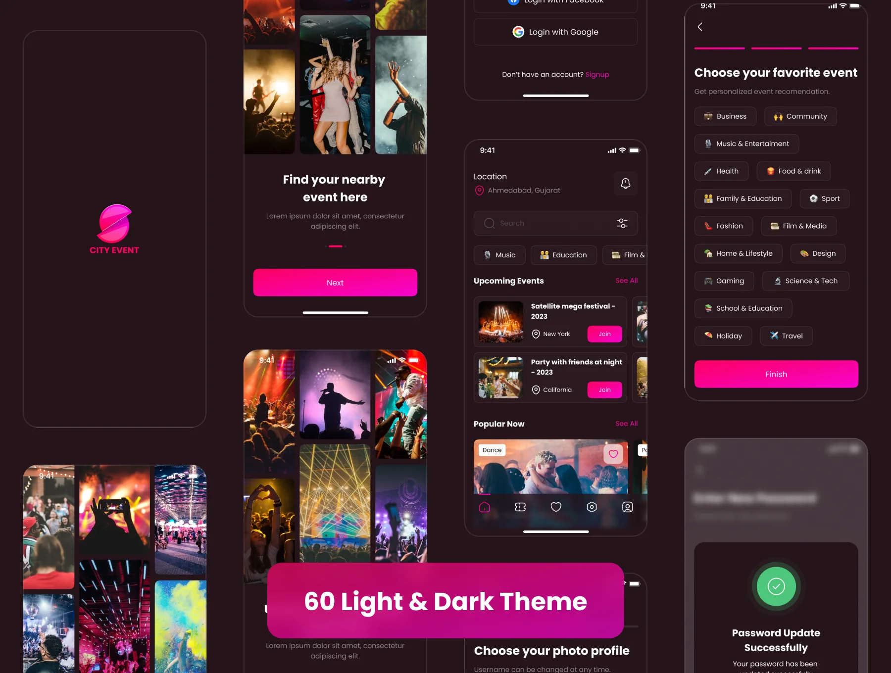 Event Booking App UI Kit 7