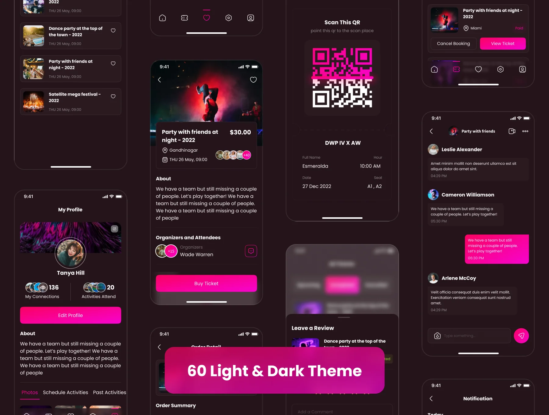Event Booking App UI Kit 8