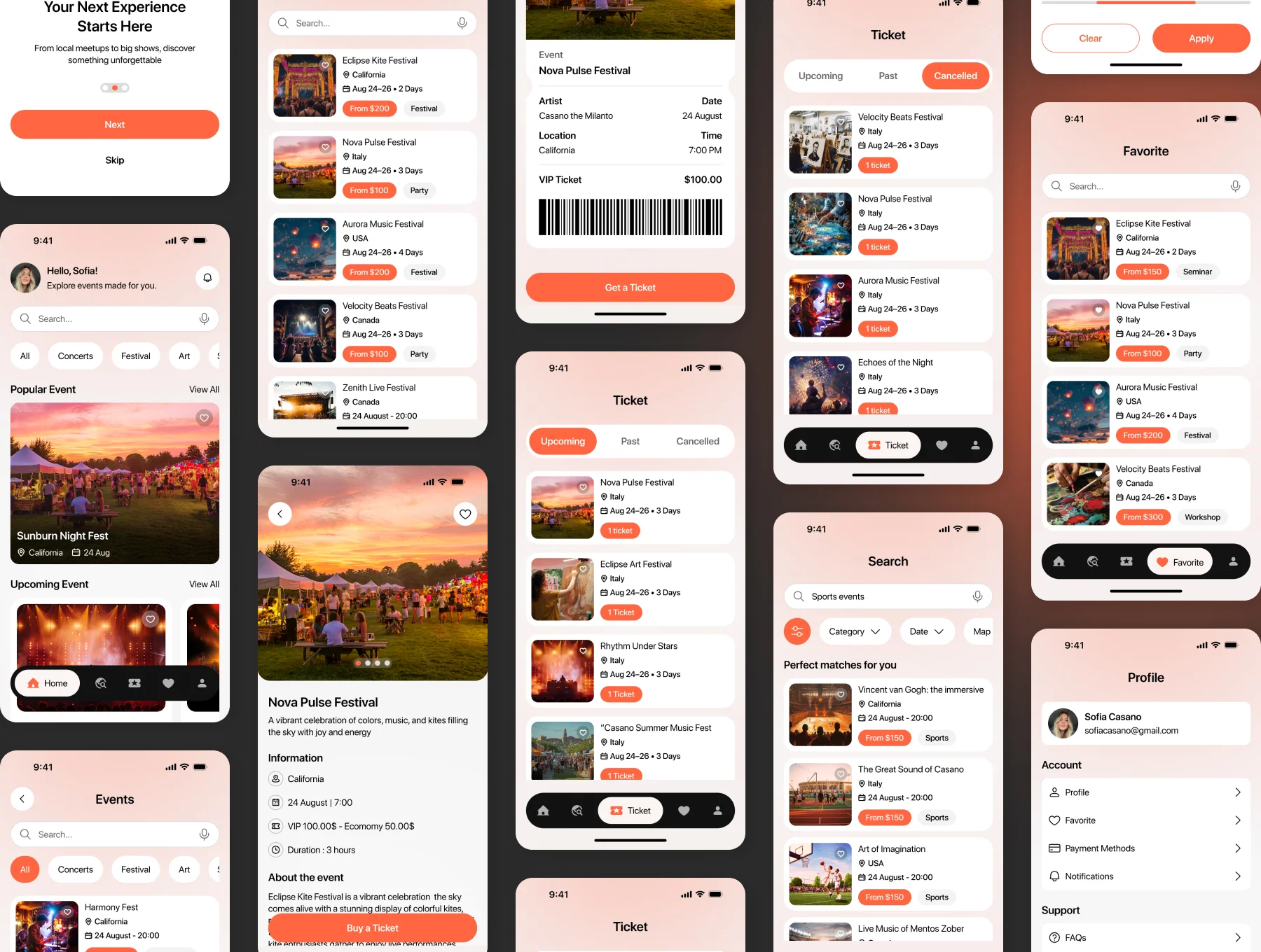 Event Pilot – Mobile App UI Kit 4