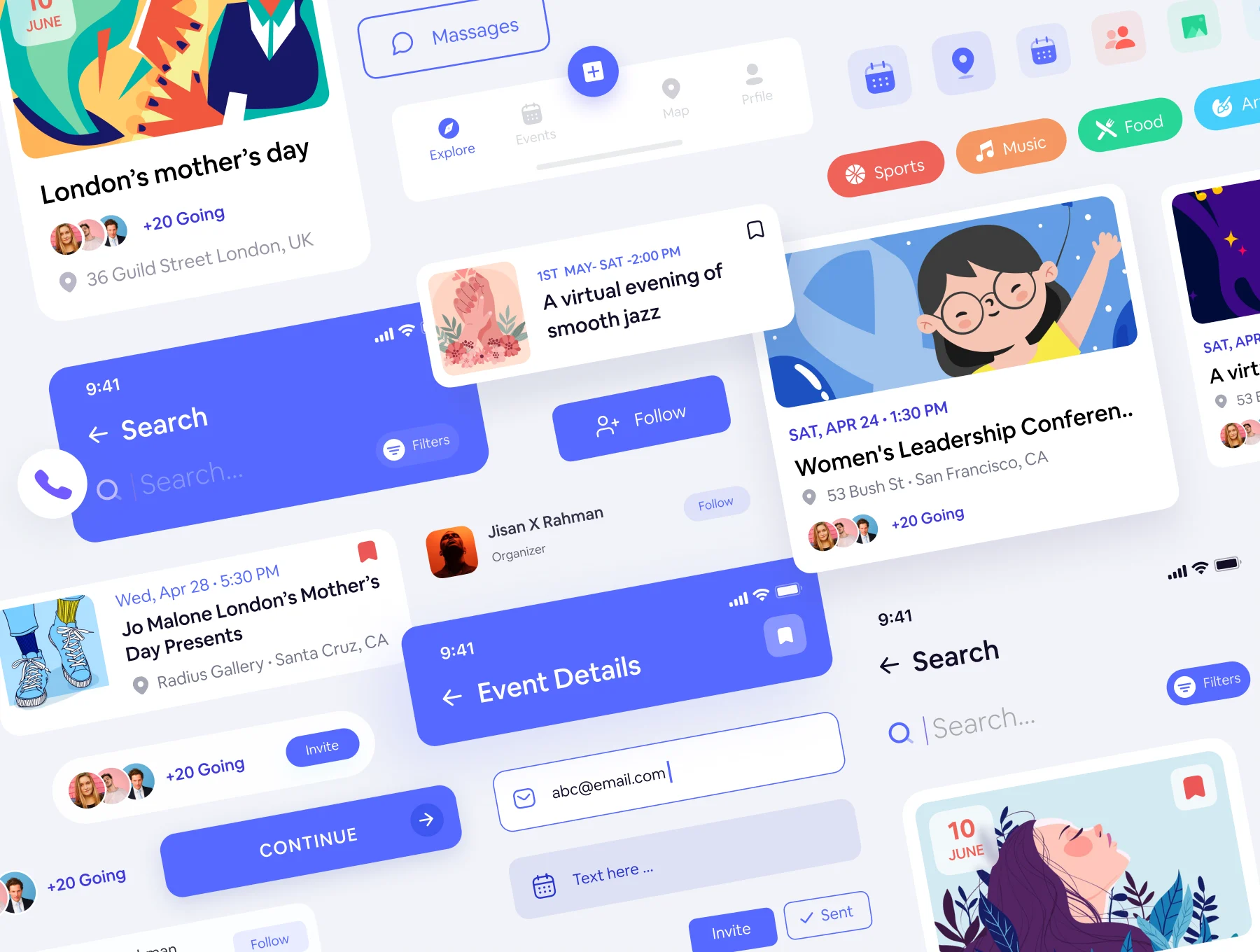 EventHub UI Kit 6