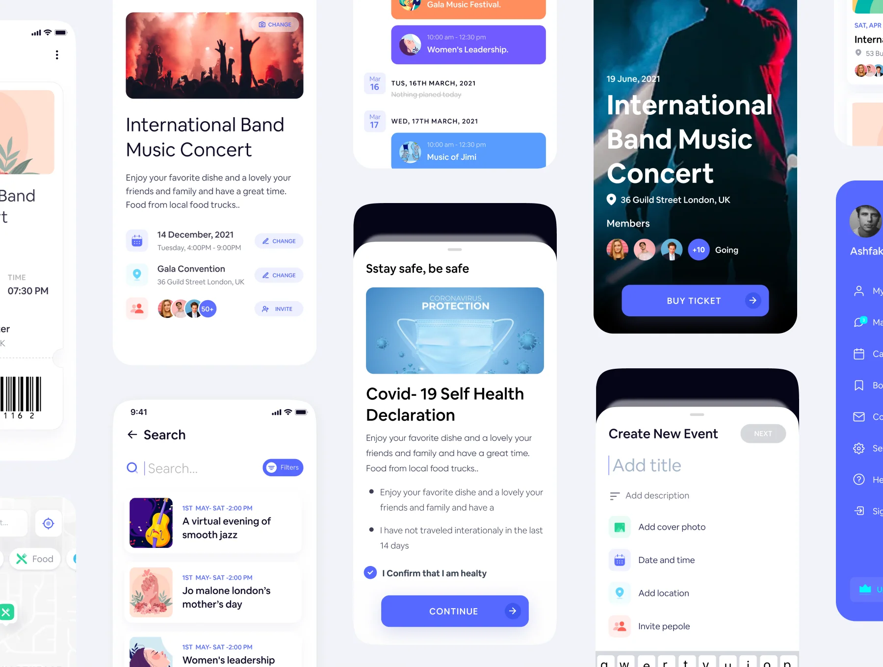 EventHub UI Kit 7