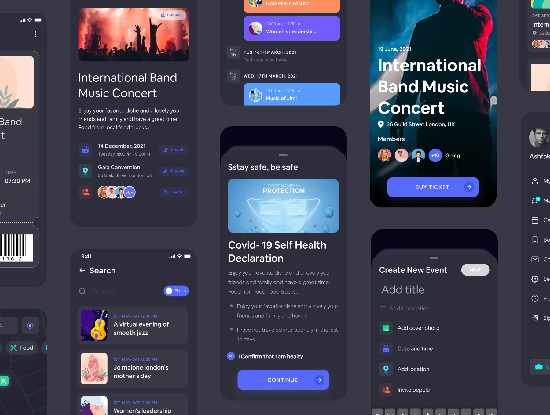 EventHub UI Kit 8