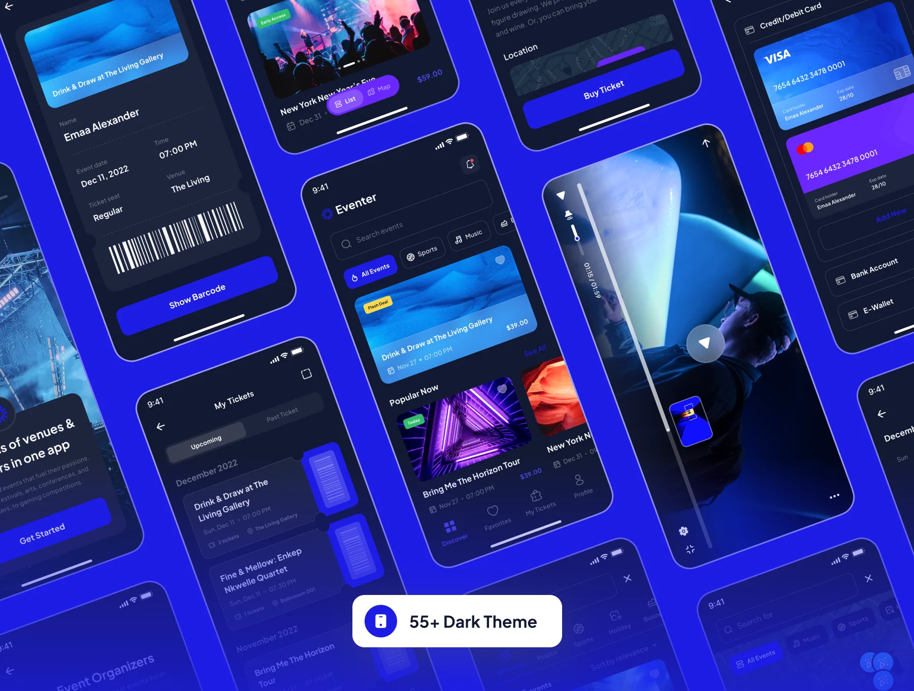 Eventer - Event Booking App UI Kit 6