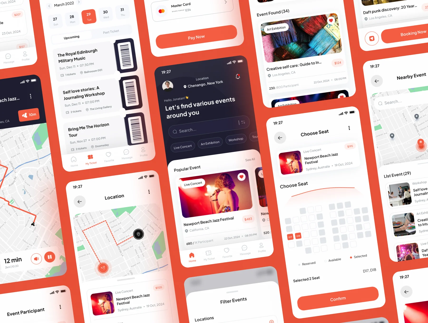 Eventistic - Event Booking App UI Kits 5