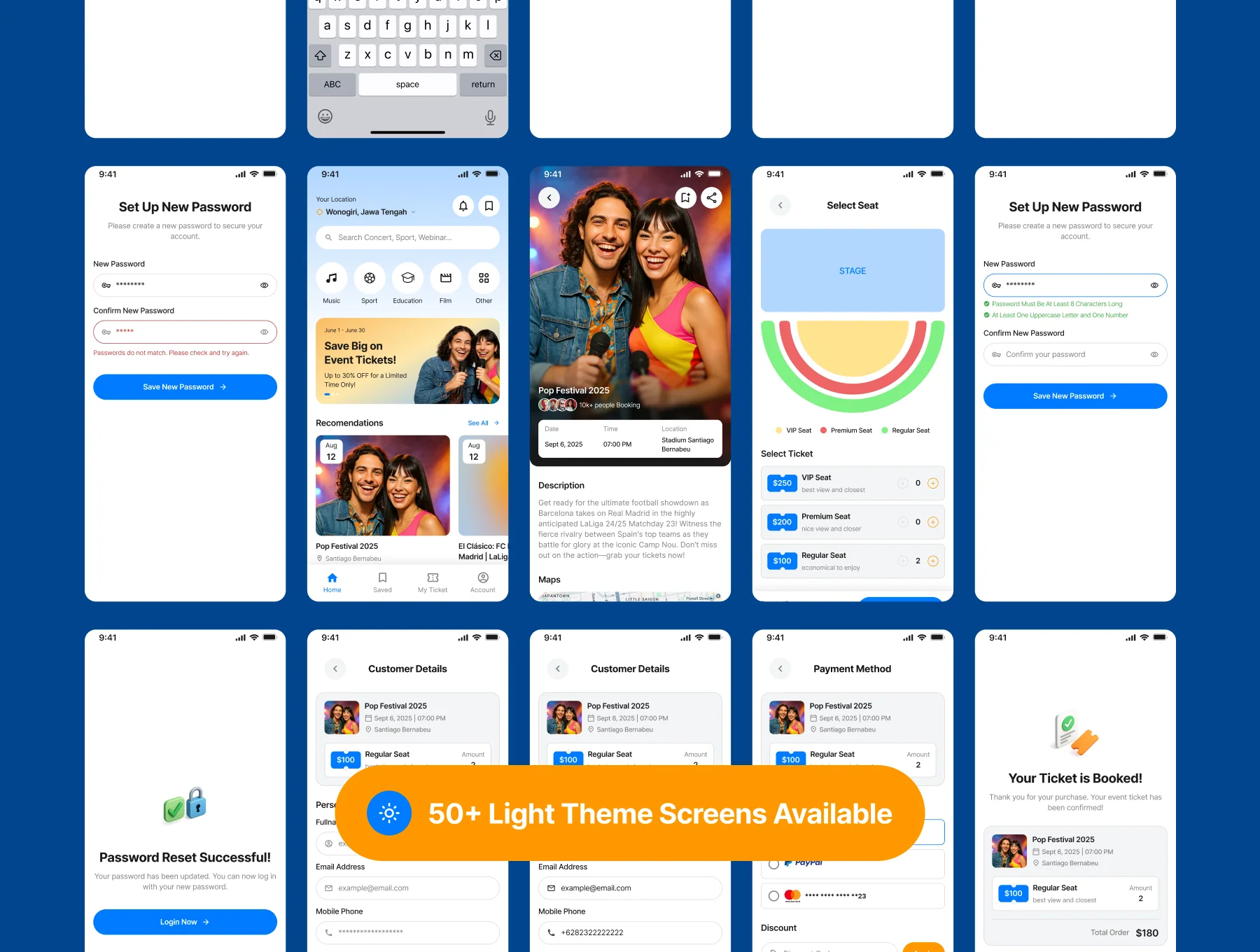 Eventku - Event Booking App UI Kit 5