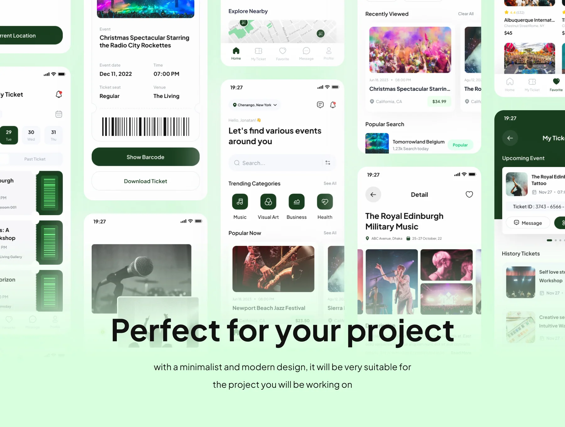 Evently - Event Booking Premium UI KIts App 5