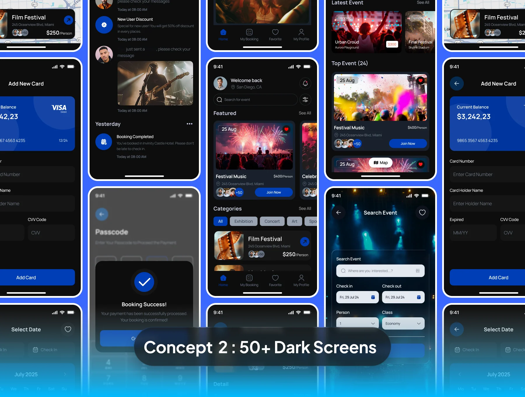 Evento Event Booking Mobile App Ui Kit 6