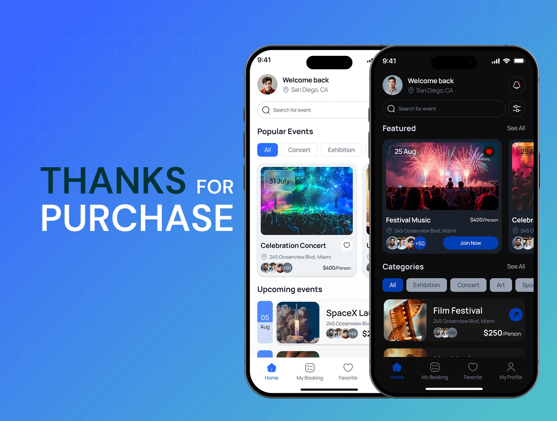 Evento Event Booking Mobile App Ui Kit 8