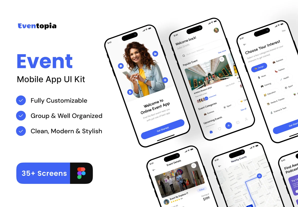Eventopia - Event App Design