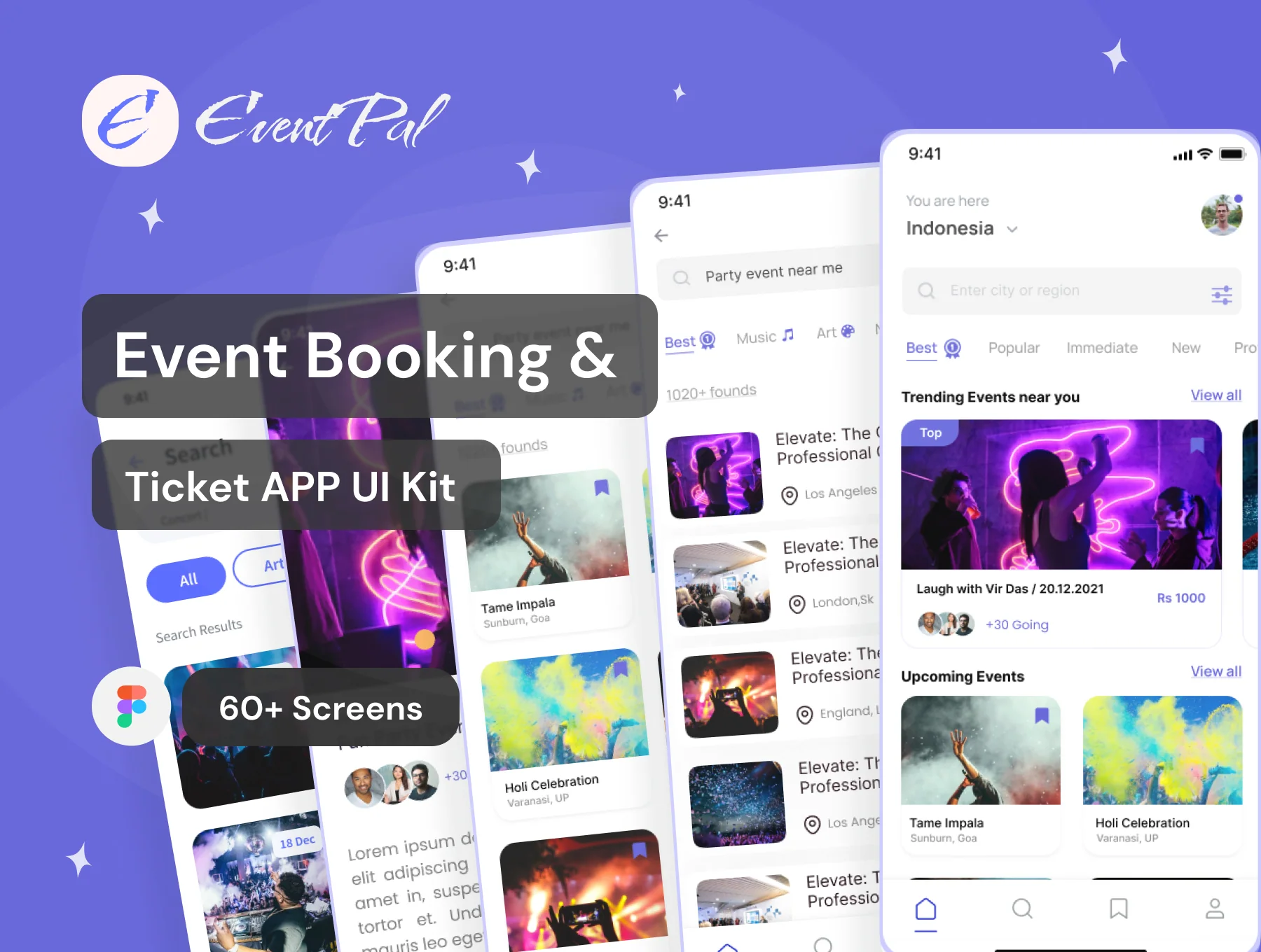EventPal - Event Booking App UI KIT