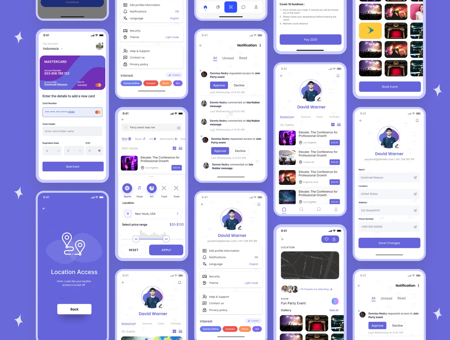 EventPal - Event Booking App UI KIT 4