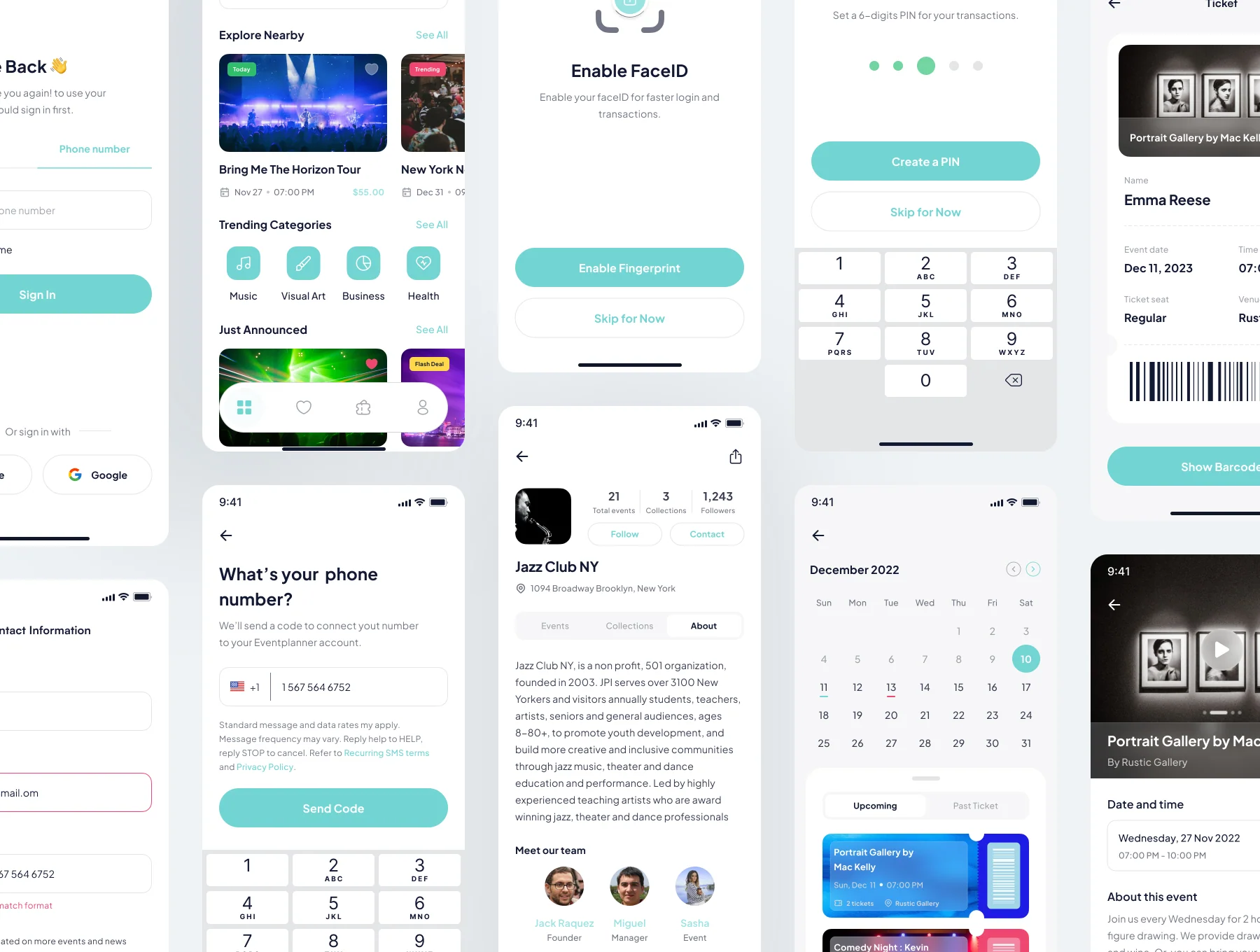 EventRise - Event Mobile App UI Kit 2