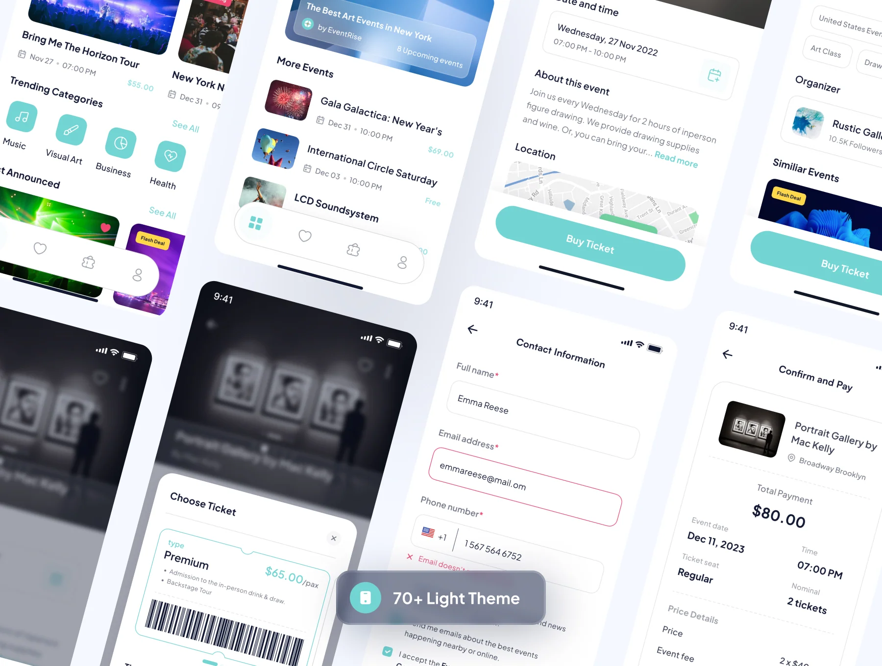 EventRise - Event Mobile App UI Kit 5