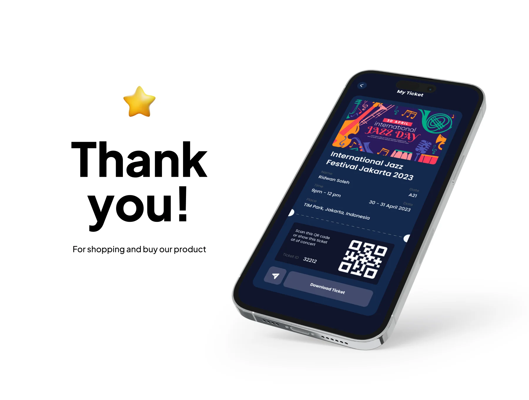 Eventrue - Event Boking Mobile App UI KIT 8