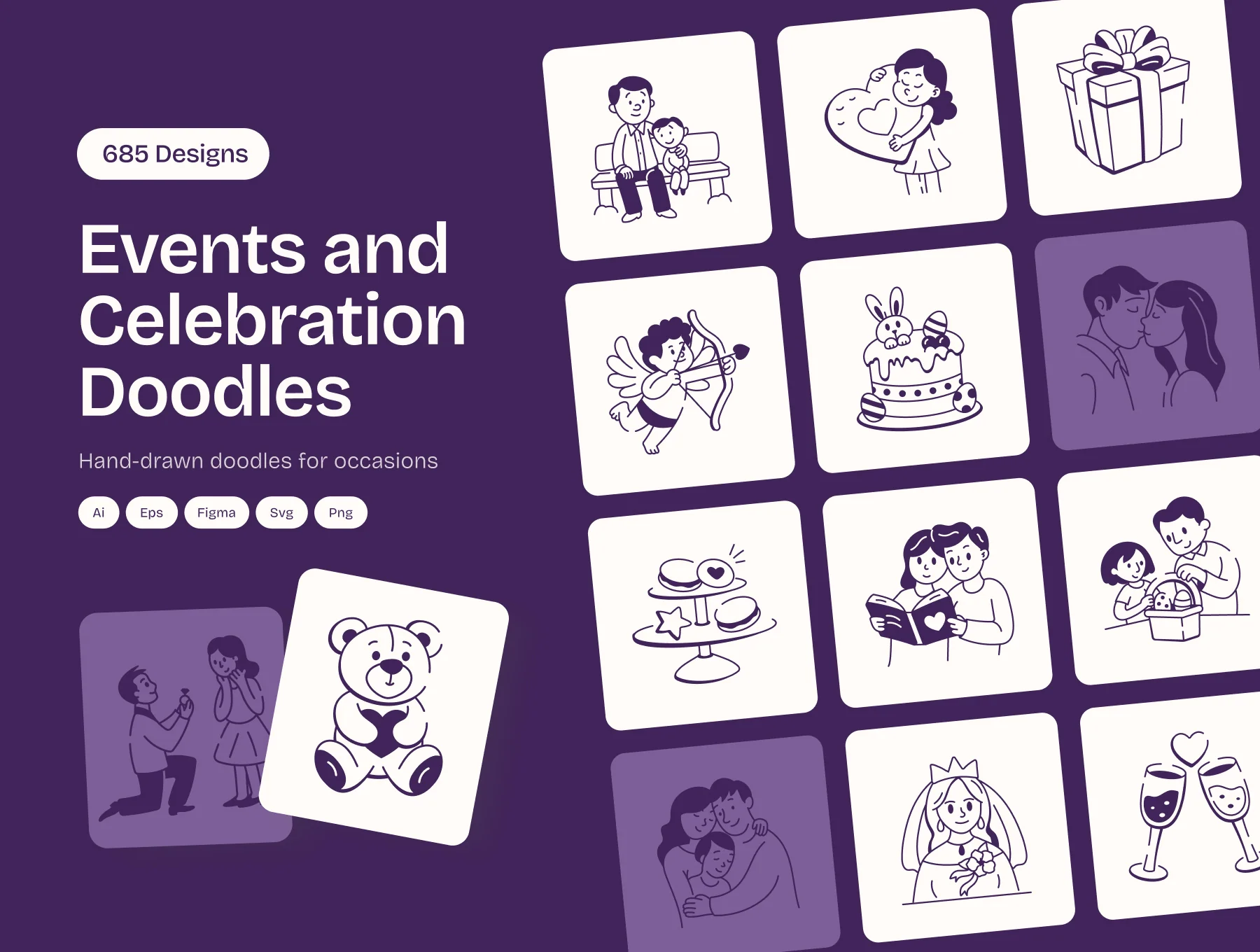 Events and Celebration Doodles