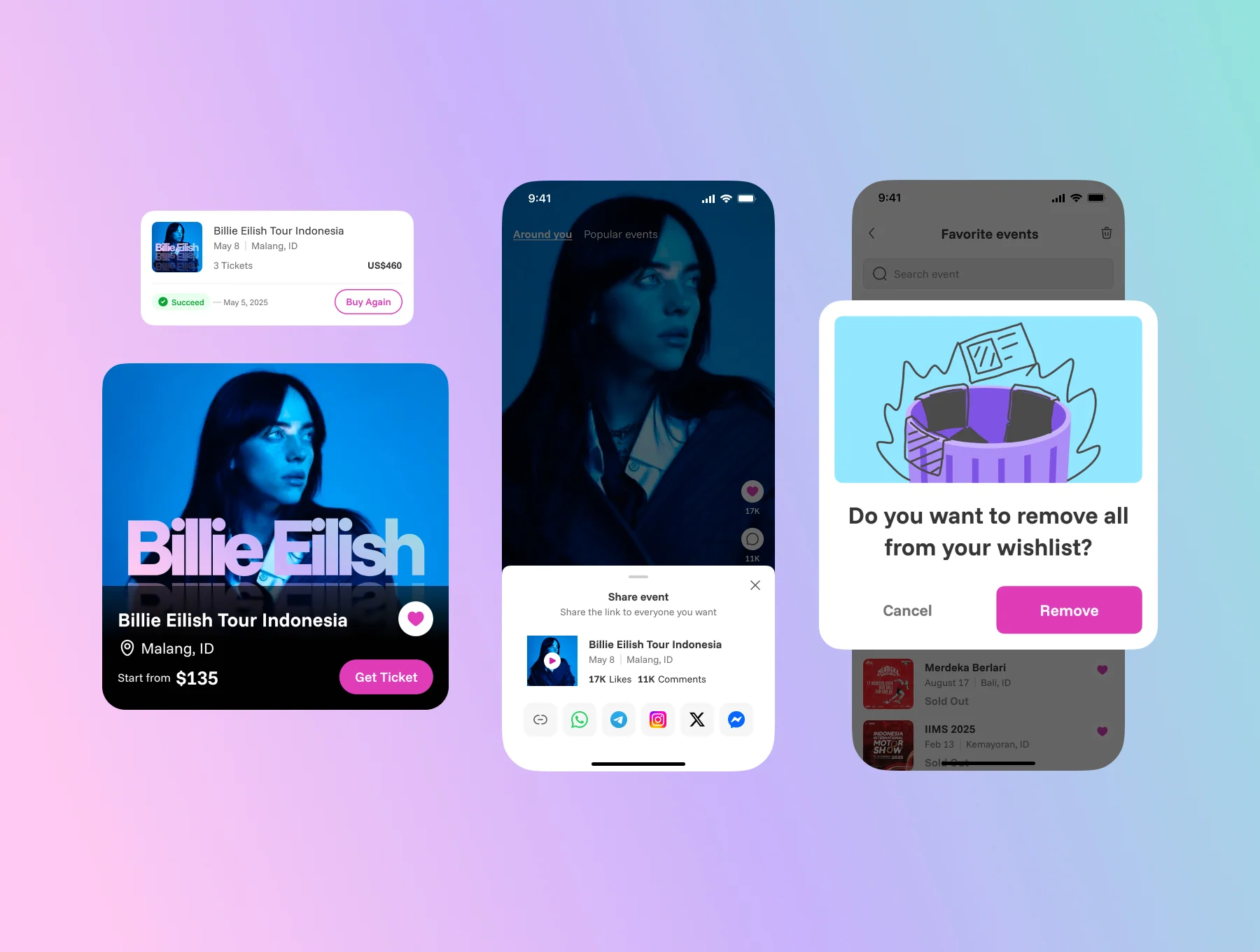 Events – Discover Local Events Mobile App UI Kit 6
