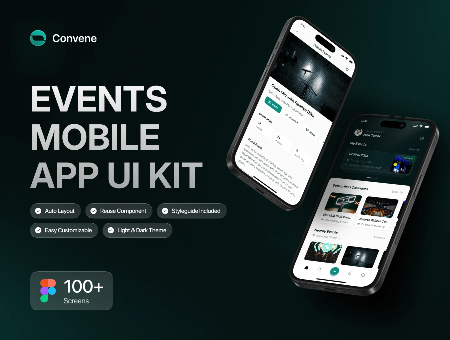 Events Mobile App UI Kit - Convene