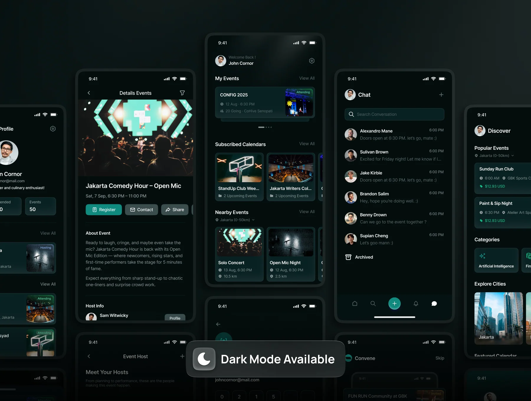 Events Mobile App UI Kit - Convene 5