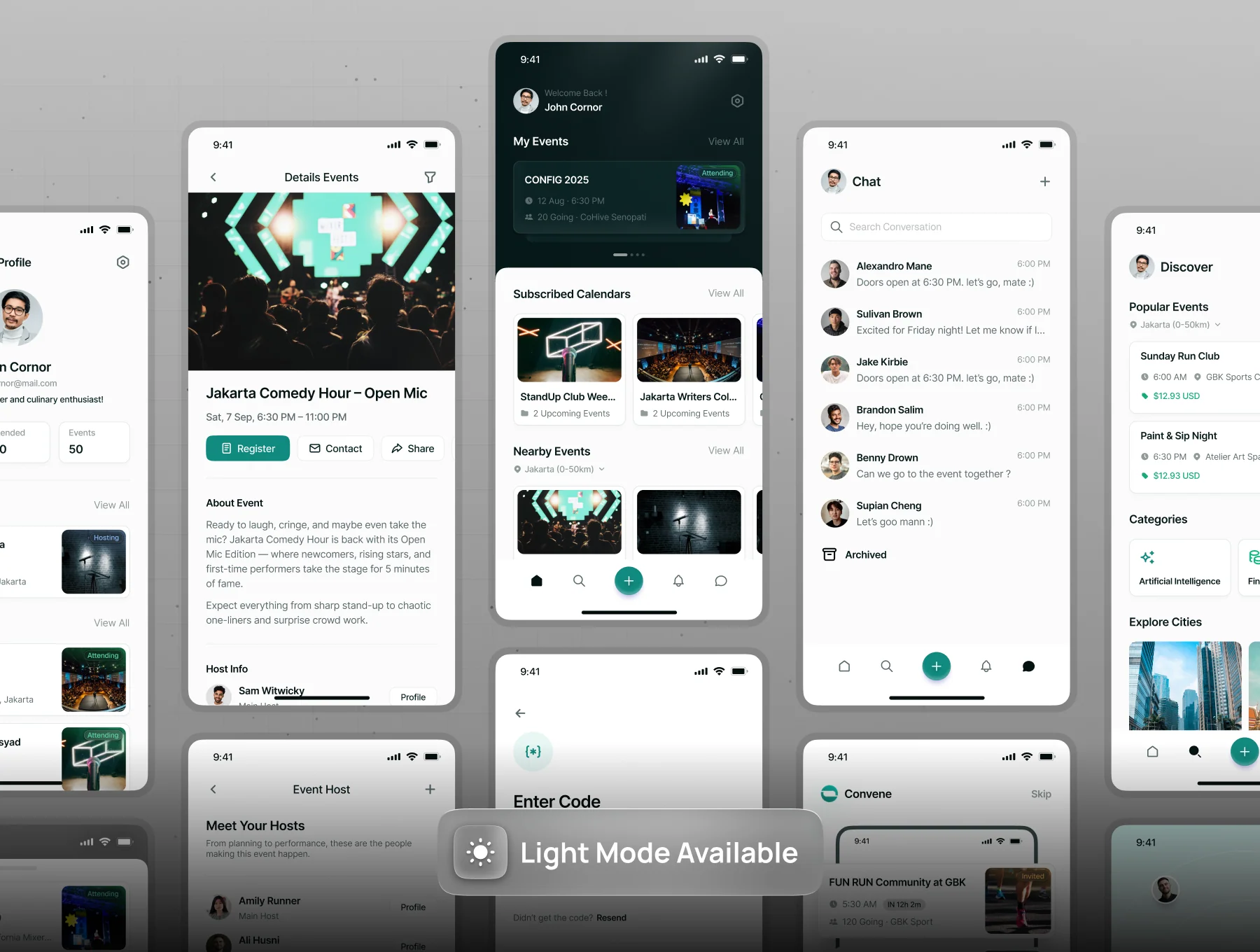 Events Mobile App UI Kit - Convene 6
