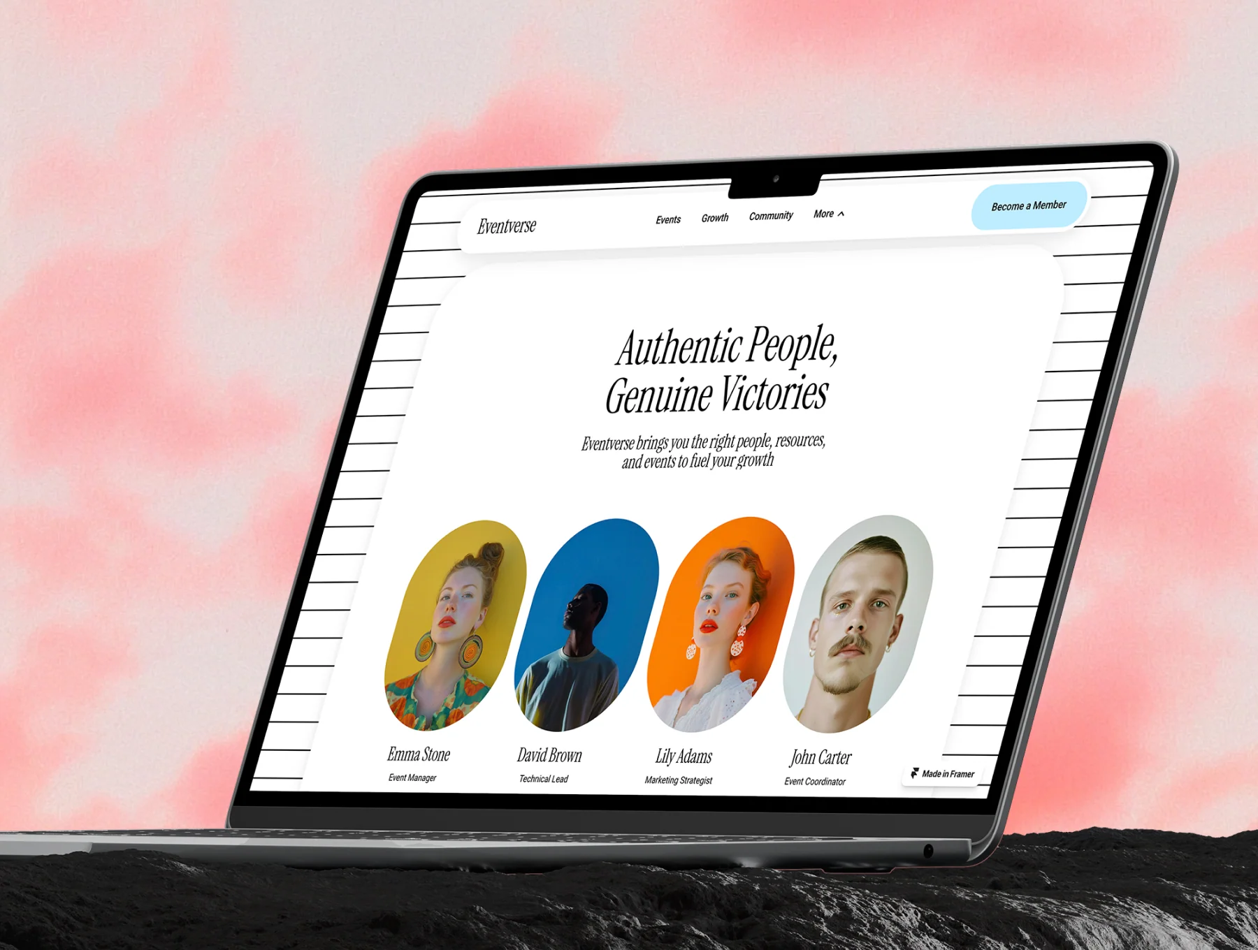 Eventverse | Event Organizer Framer Template 4