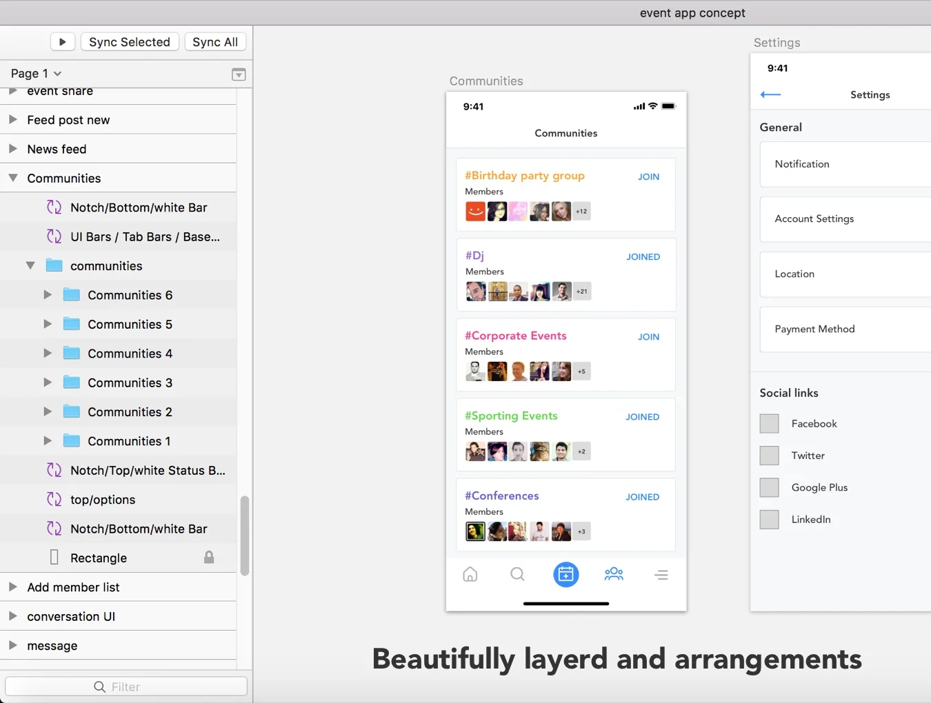 Eventz iOS UI Kit 5