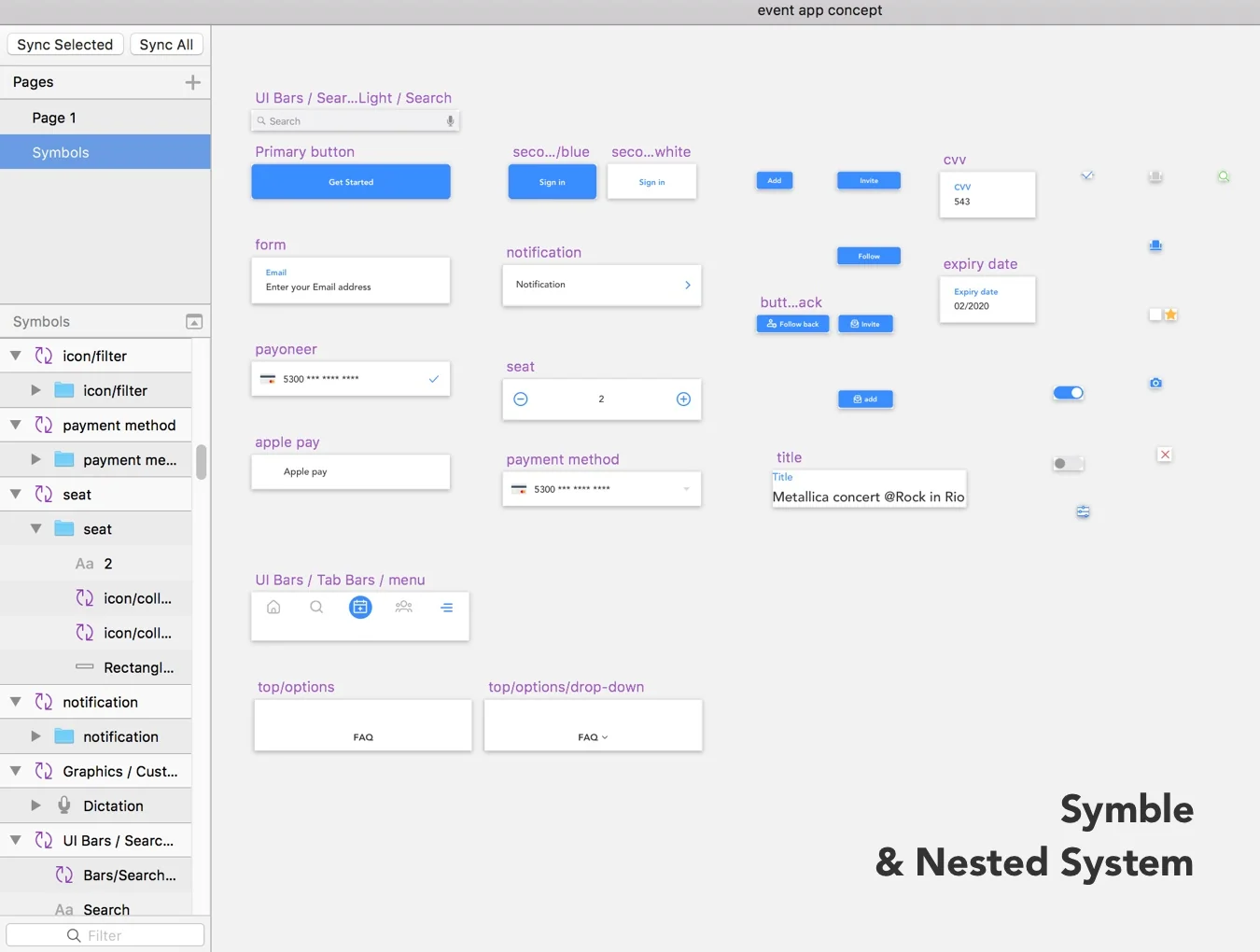 Eventz iOS UI Kit 6