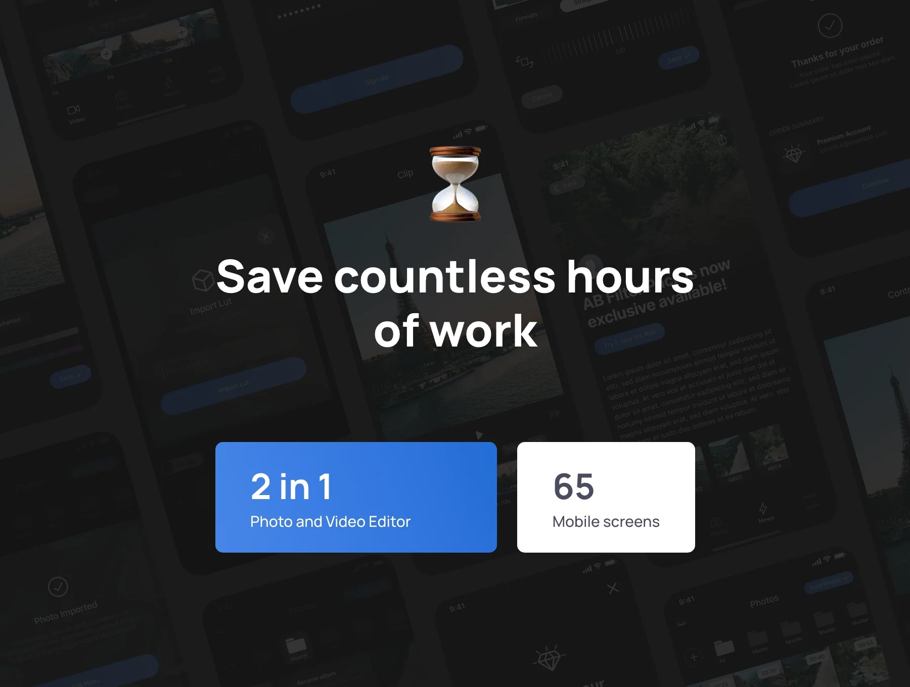 Photo & Video Editor App UI Kit – EverEdit 6