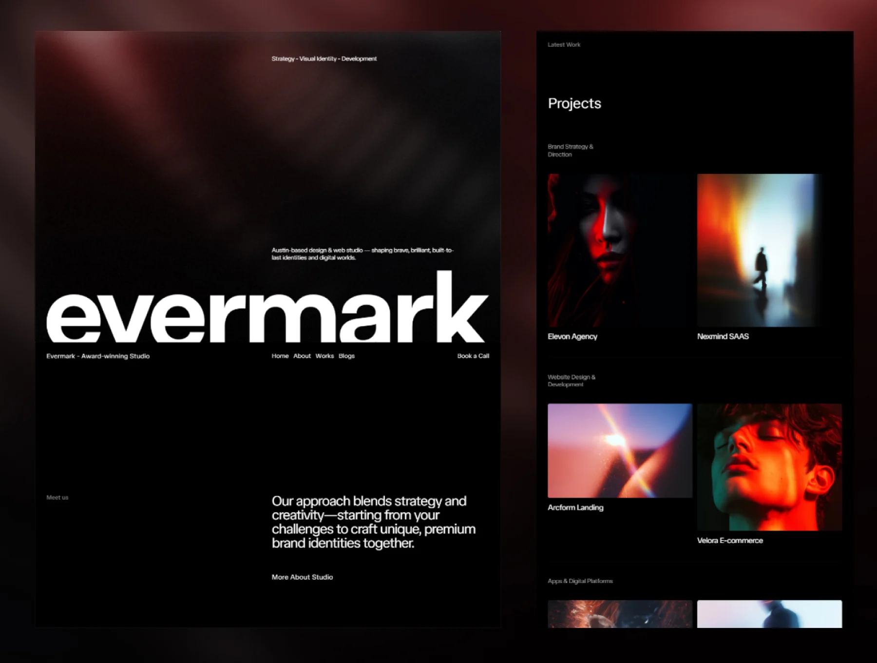 Evermark — Design & Web Studio Template 2