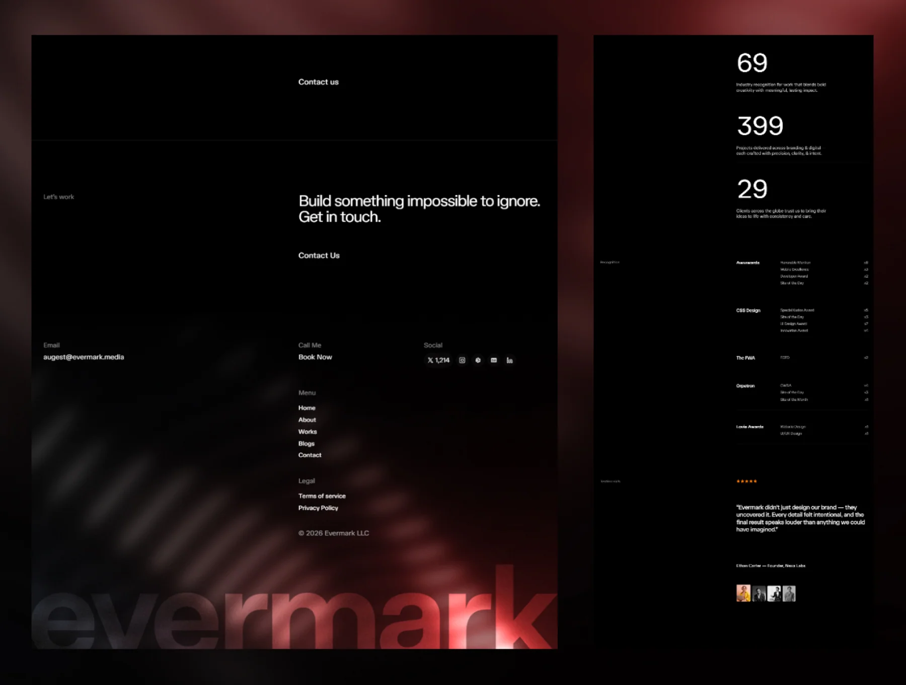 Evermark — Design & Web Studio Template 4