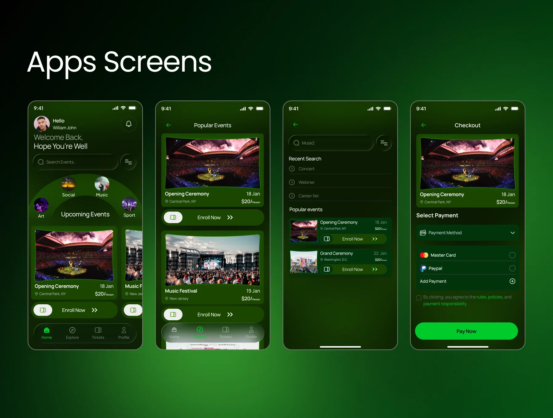 Evexa-Event Booking Mobile App Ui Kit 4