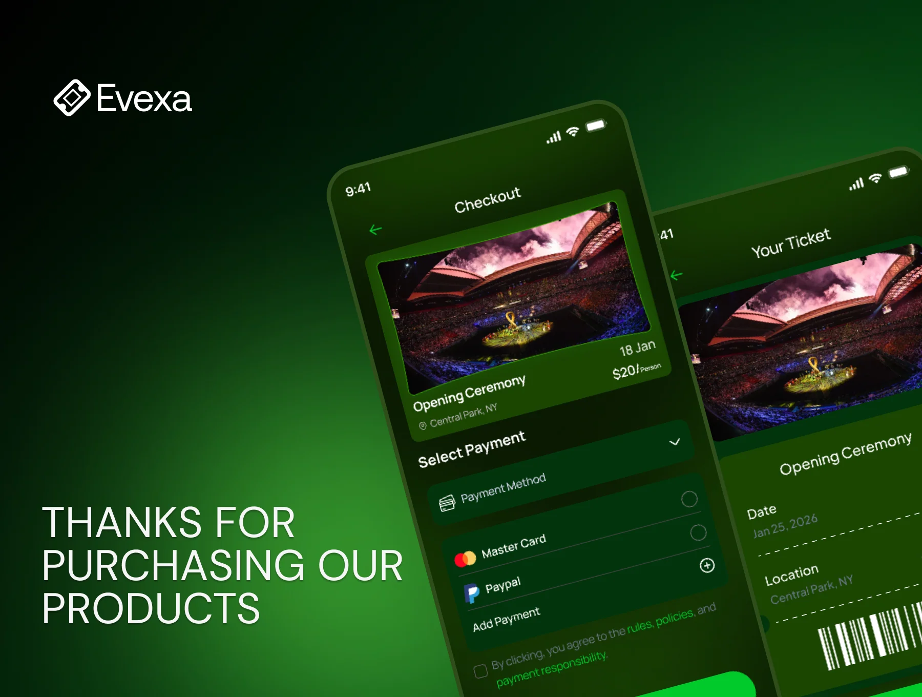 Evexa-Event Booking Mobile App Ui Kit 6