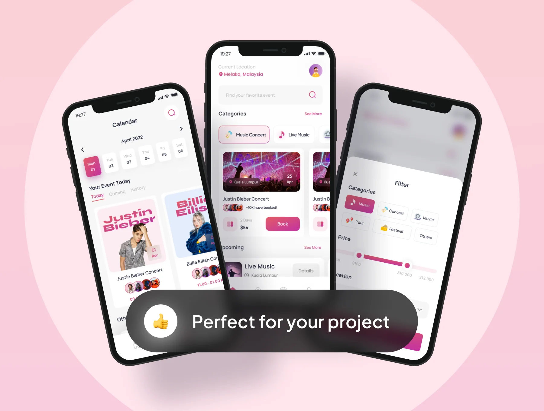 Evinly - Event Mobile Apps UI Kits 5