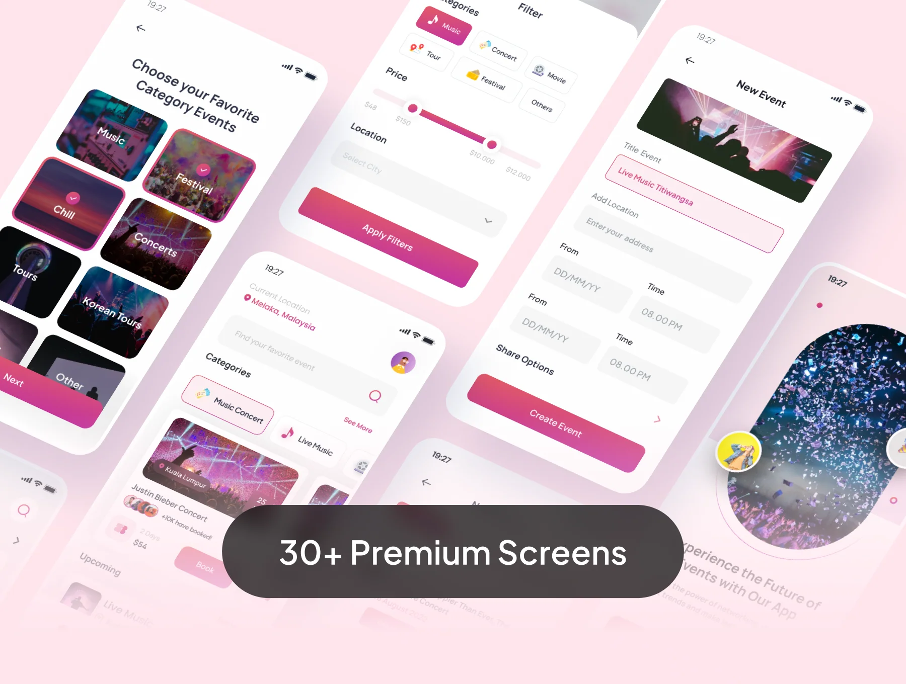 Evinly - Event Mobile Apps UI Kits 6