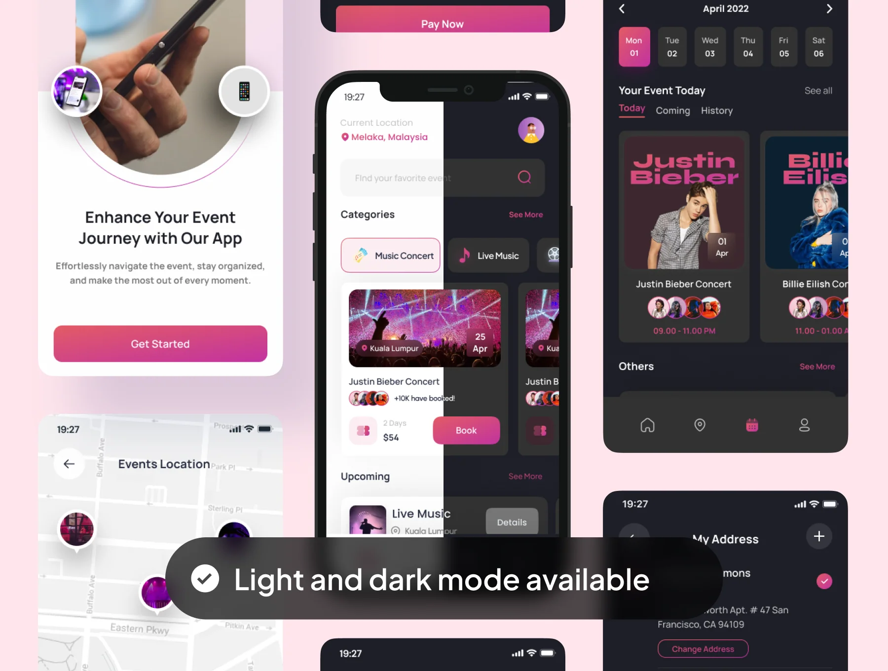 Evinly - Event Mobile Apps UI Kits 7