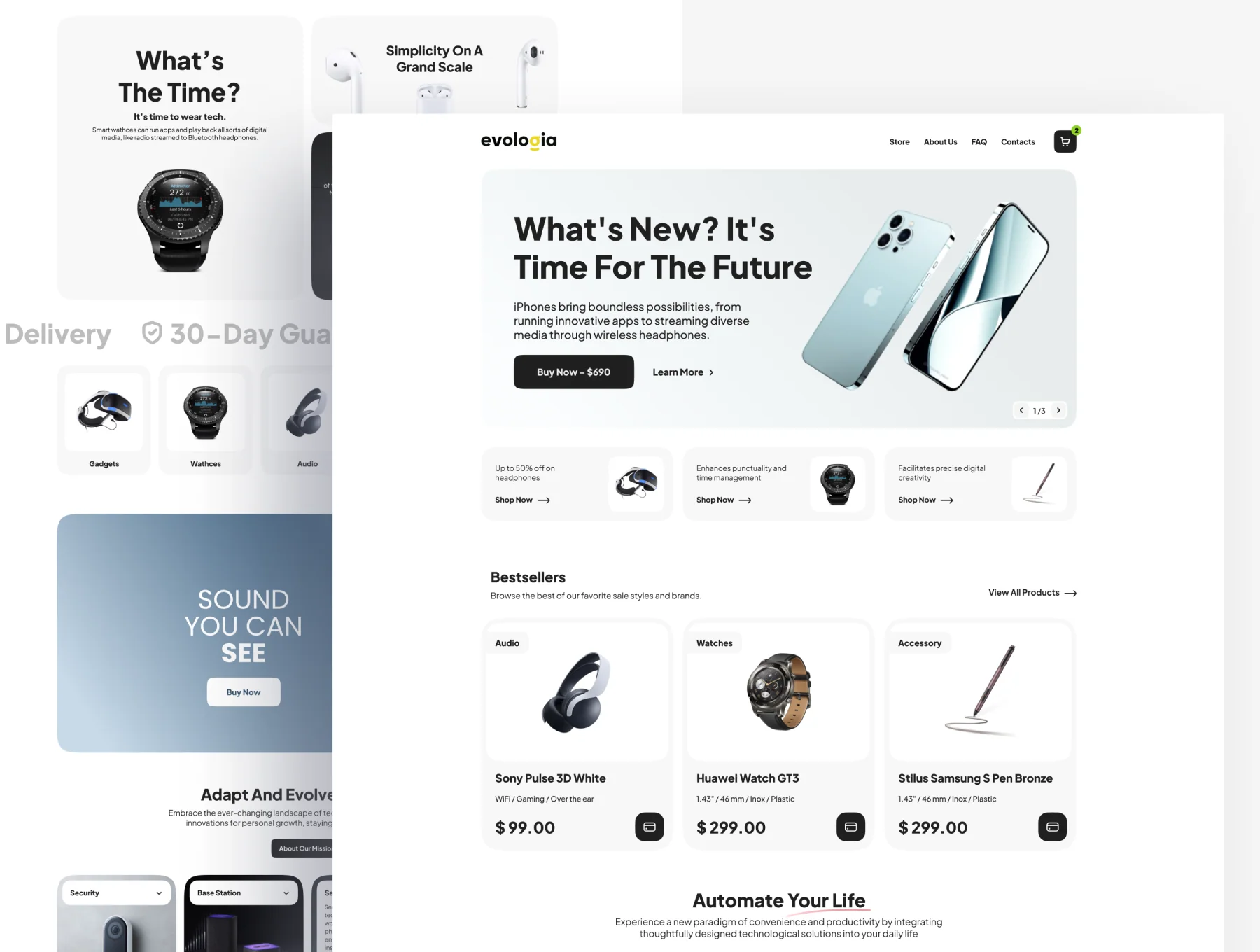 Evologia — E-commerce Framer Template