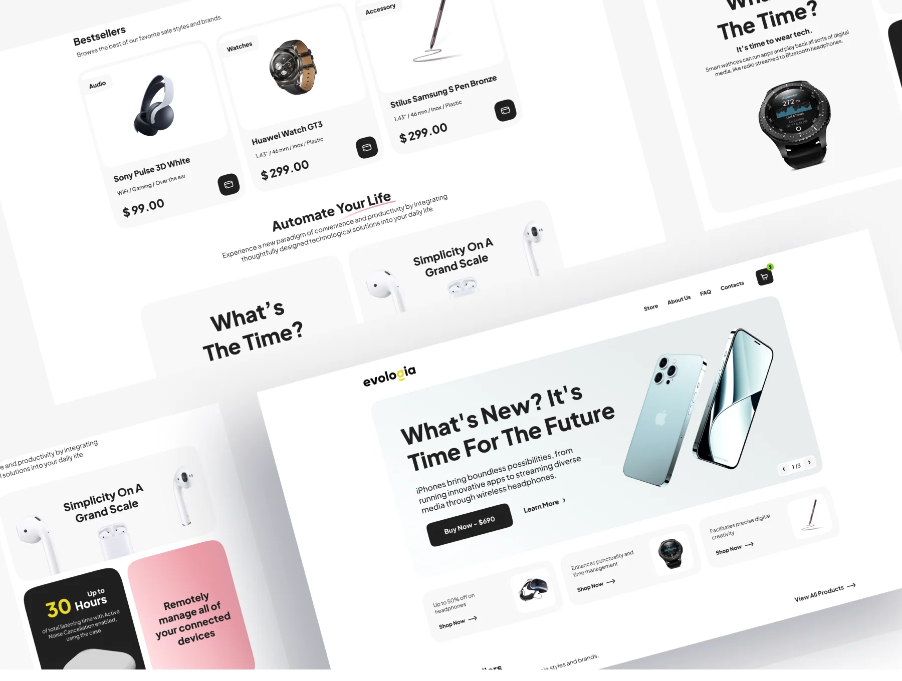 Evologia — E-commerce Framer Template 3