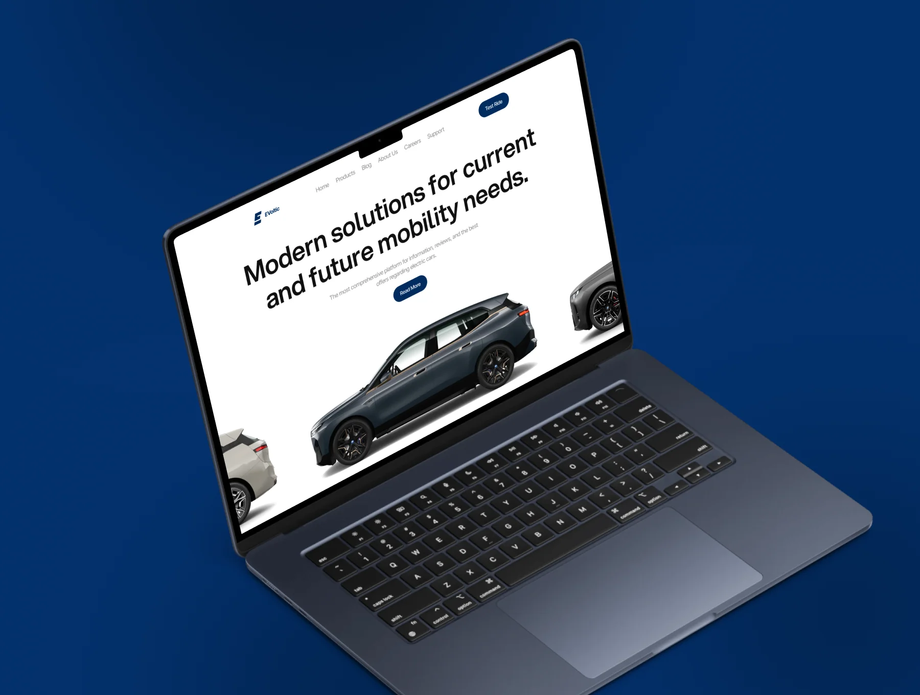 EVoltic - Electric Vehicle Website UI Kit 3