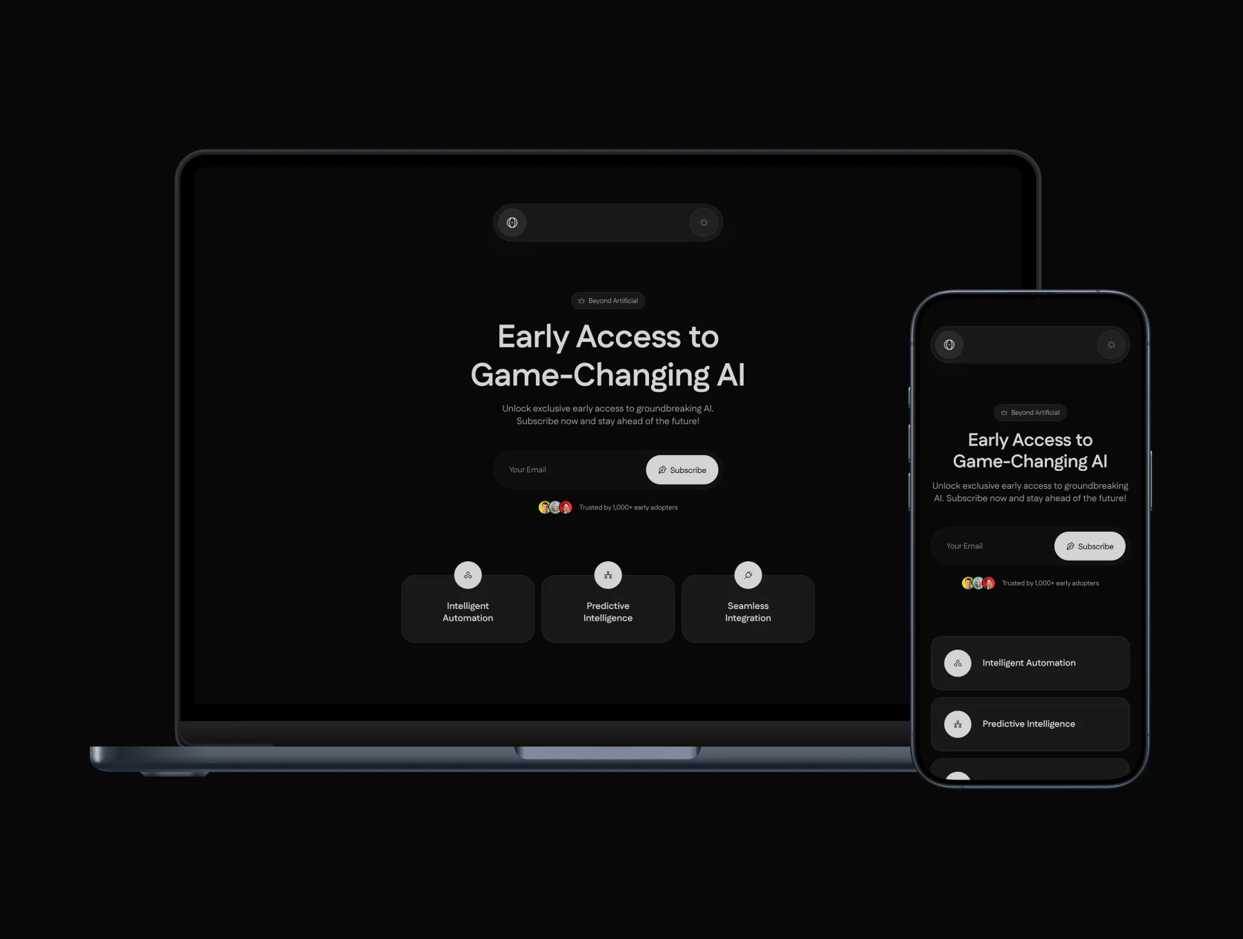 Evolux – Waitlist Website 6