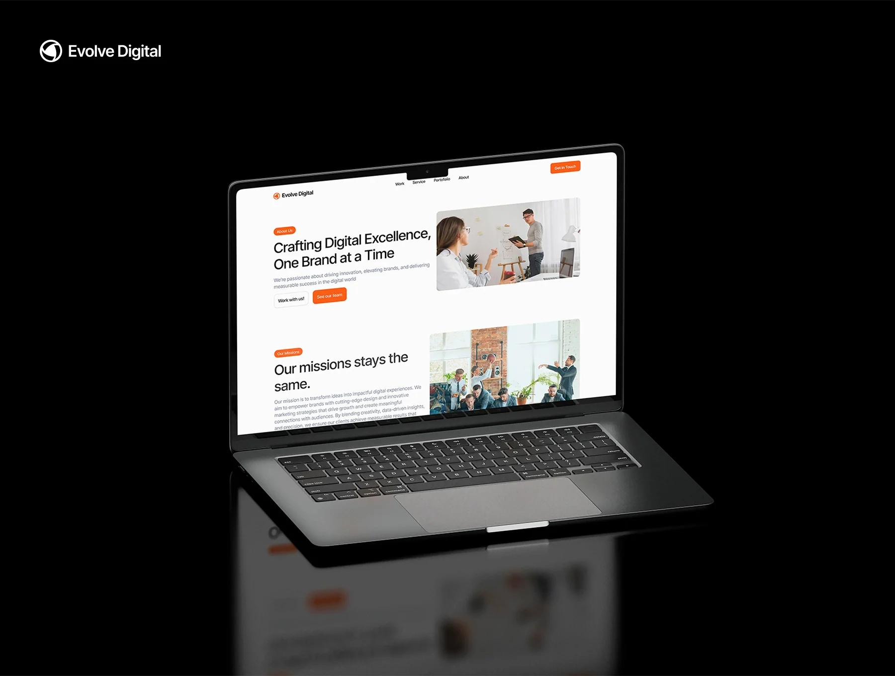 Evolve Digital - Digital Agency Website UI Kit 7