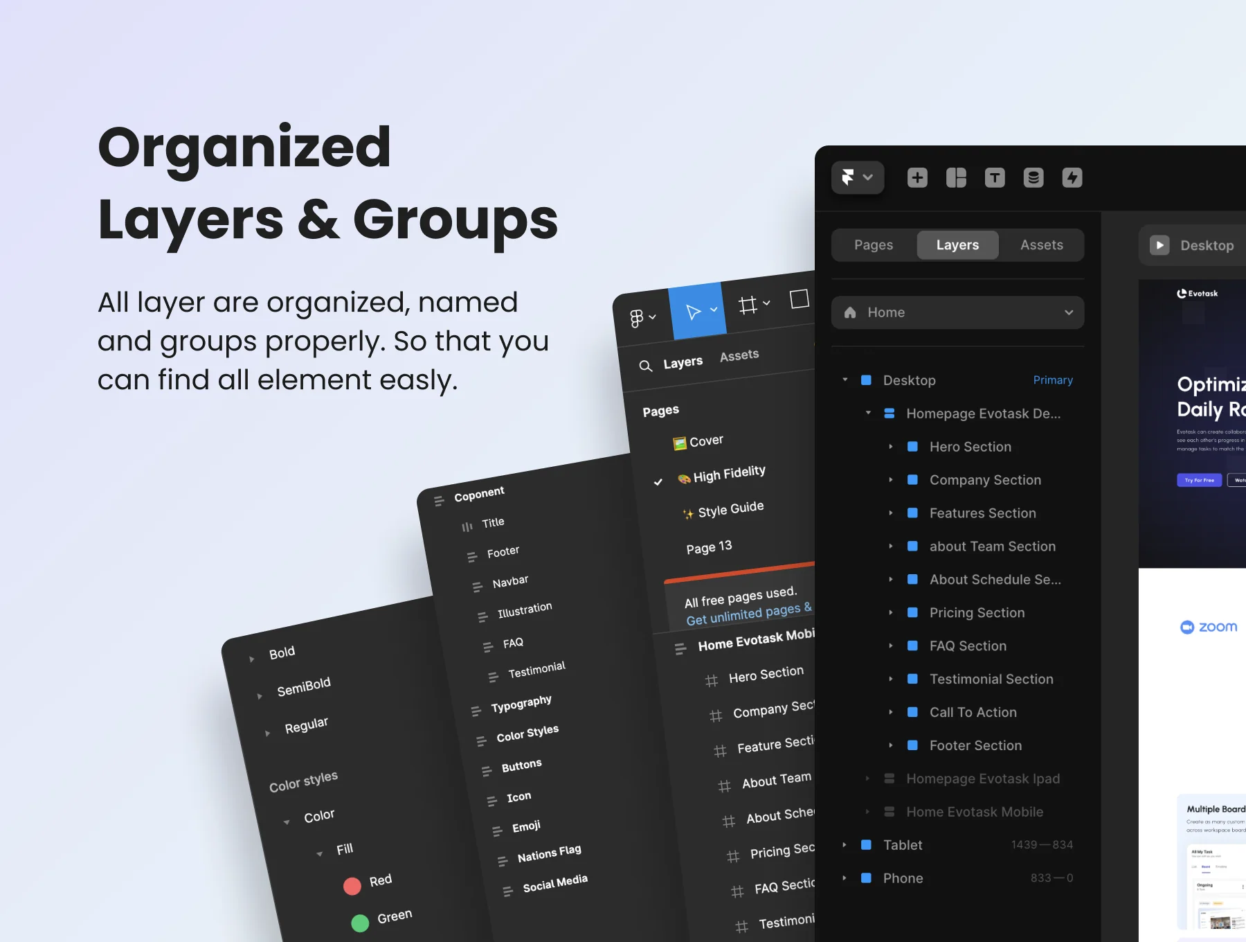 Evotask - Task Manager Landing Page 9