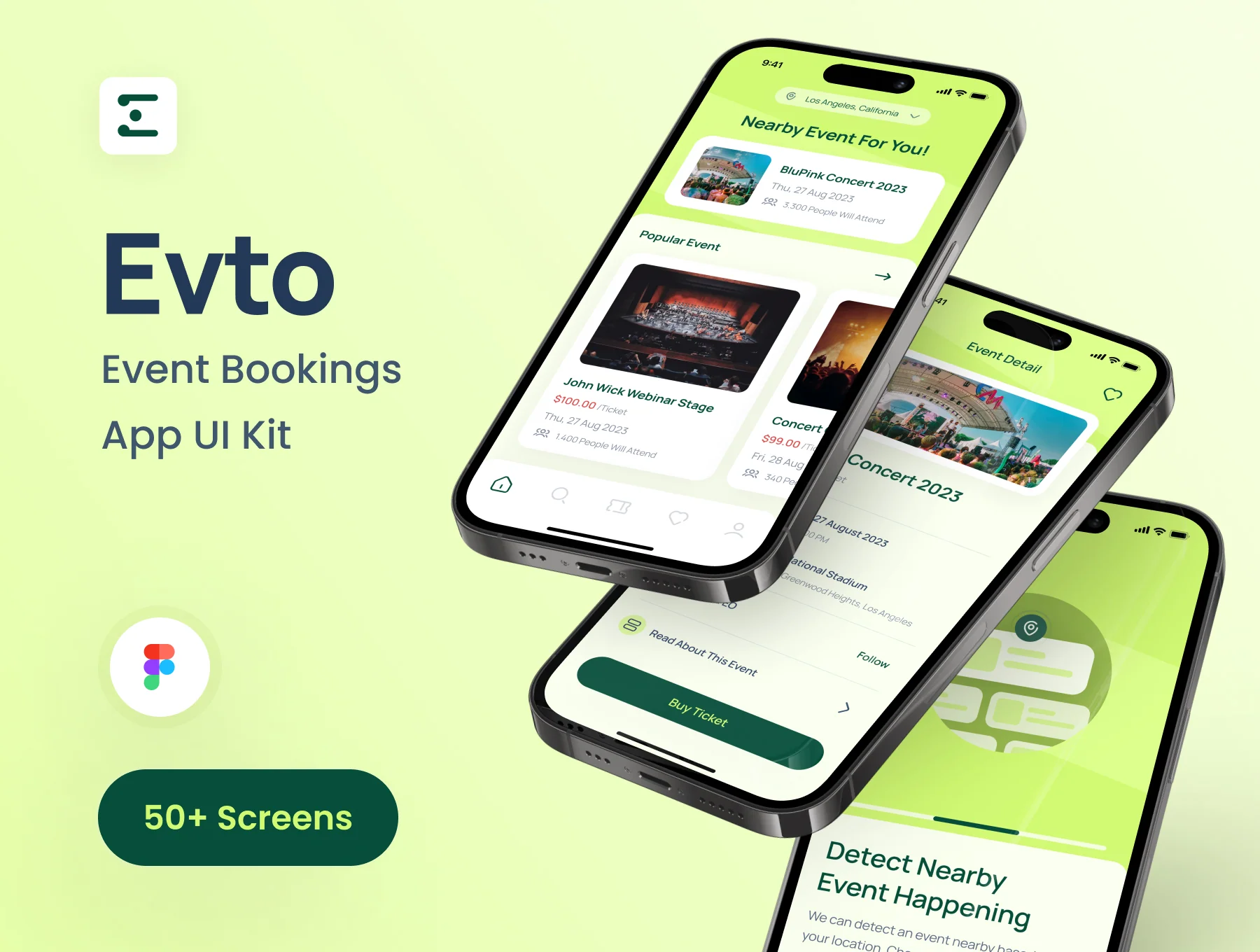 Evto - Event Bookings App UI Kit