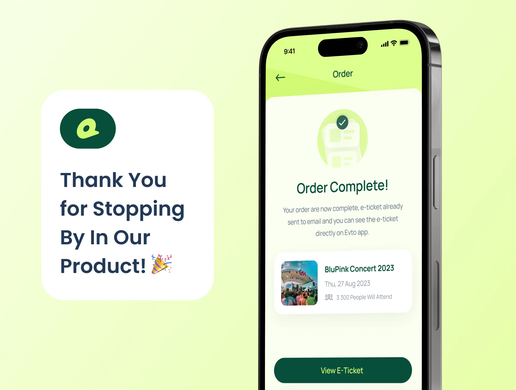 Evto - Event Bookings App UI Kit 8